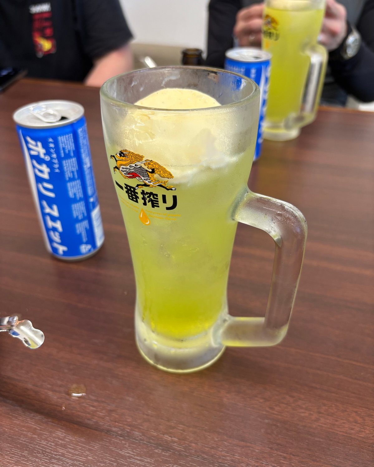 アイスが浮かんだオロポ